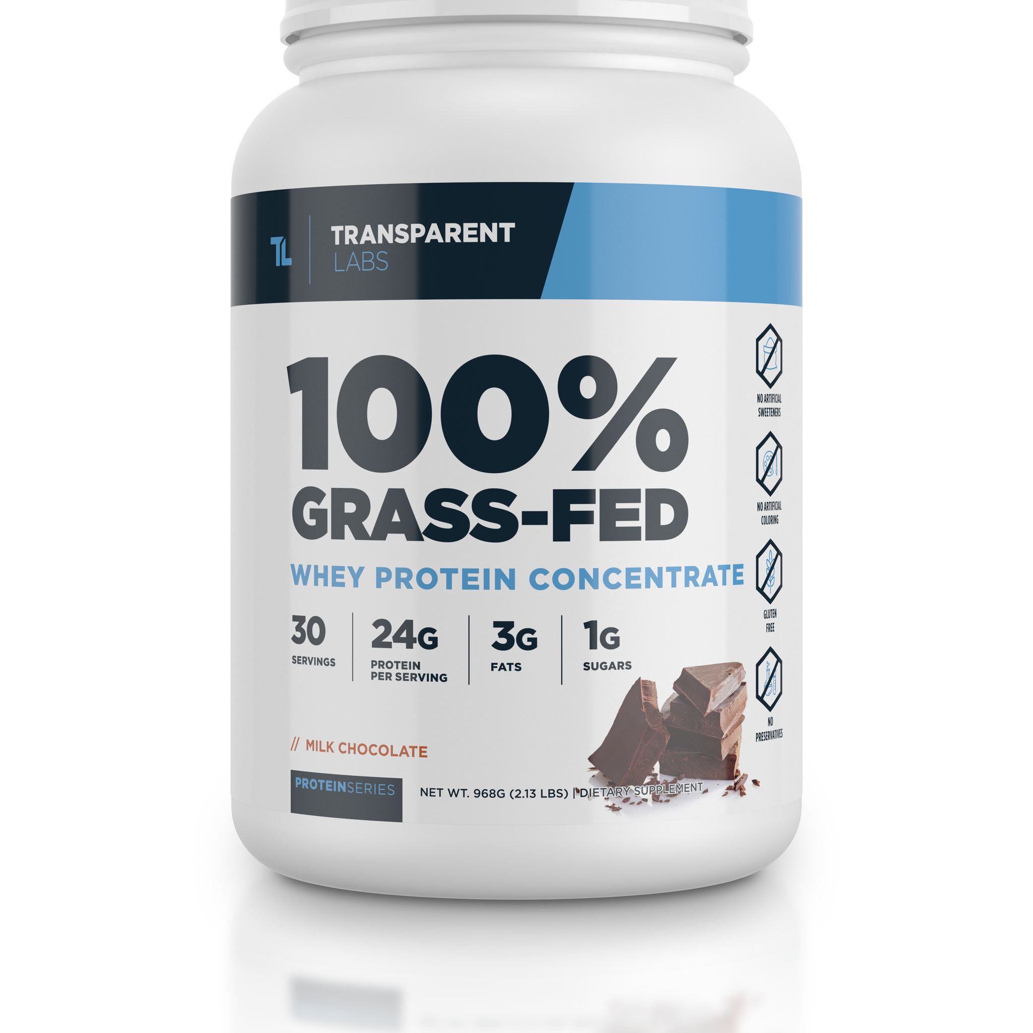 Transparent Labs 100% GRASS-FED WHEY PROTEIN CONCENTRATE 2lbs