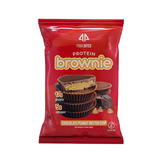 AP Regimen PrimeBites Protein Brownies Box of 12 17g Protein , 5g Collagen per Brownie , Oven Baked
