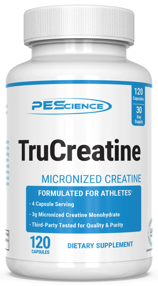 PEScience TruCreatine Capsules Creatine Capsules ( 30 Servings )